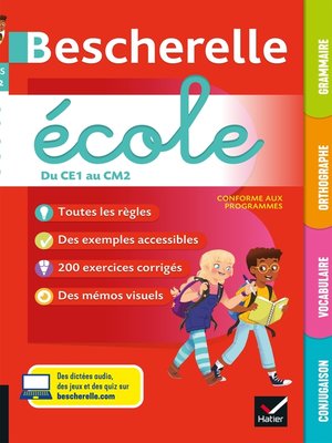 cover image of Bescherelle école